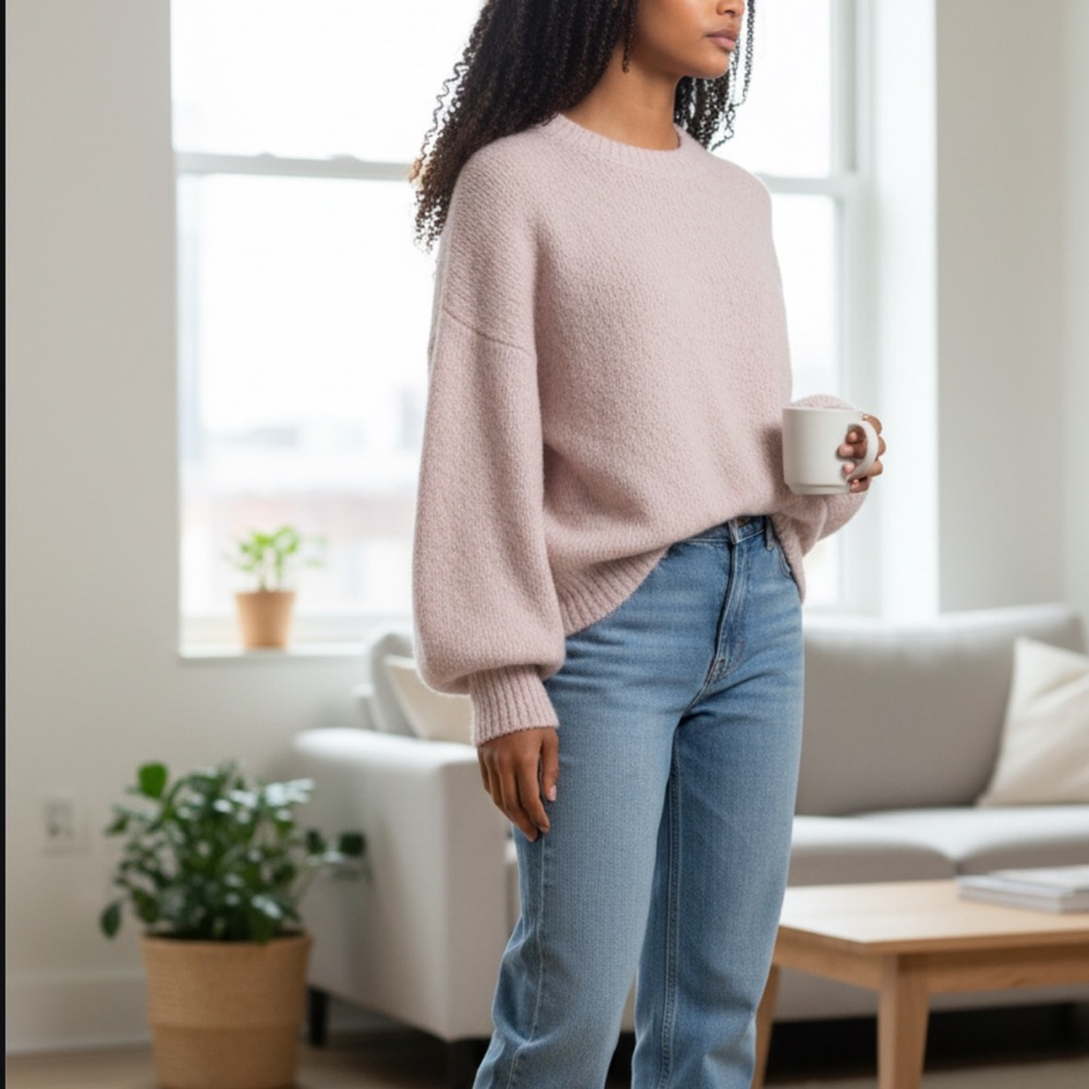 Xirena Light Pink Lela Cashmere Sweater M